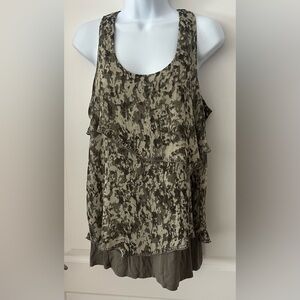 Women's Camouflage Sleeveless Top